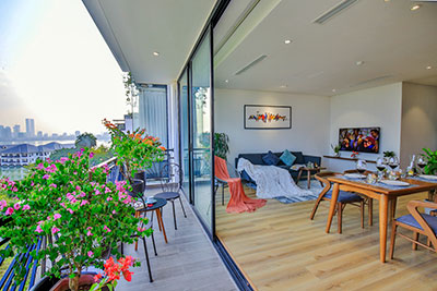 2 Bedroom Apartment for Rent in Tay Ho,  110m2 West Lake View on Tu Hoa Street