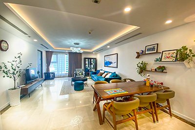 3-Bedroom Apartment for Rent at 59 Xuan Dieu, Tay Ho