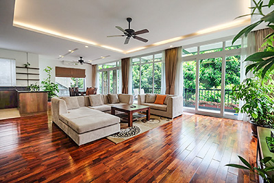 4-Bedroom Apartment for Rent in Tay Ho - Spacious, Green View, Large Balcony
