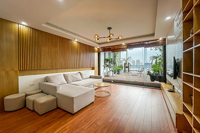 Căn hộ duplex view hồ tuyệt đẹp với 1 phòng ngủ cho thuê tại Phố Yên Tĩnh