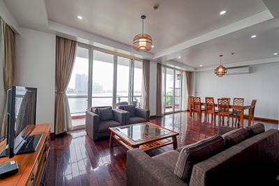Amazing West lake view 3 bedroom apartment with balcony in Tay Ho