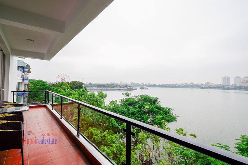 Amazing West lake view 3 bedroom apartment with balcony in Tay Ho 13