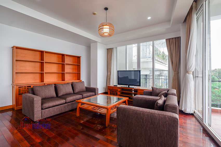 Amazing West lake view 3 bedroom apartment with balcony in Tay Ho 4