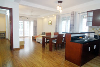 Apartment for rent in Ba Dinh Hanoi, 2 bedrooms, luxury Furnished, wooden floor