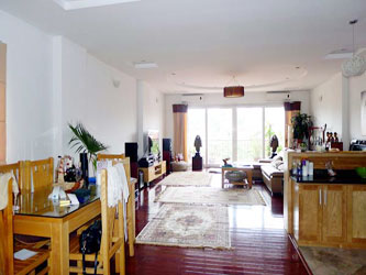 Beautiful 2 bedroom apartment with spacious lounge and balcony in Truc Bach