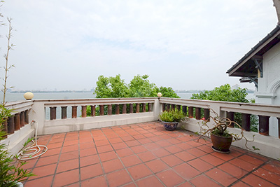 Beautiful and Lake view 3 bedroom house with spacious rooftop for rent in Tay Ho