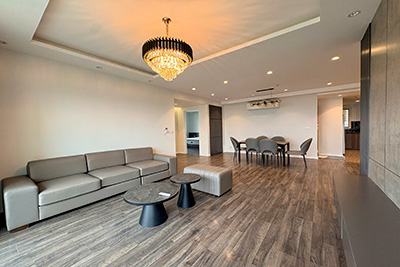 Beautiful Corner 3-Bedroom Apartment for Rent at Tower E – Ciputra Hanoi | Golf Course & Park View