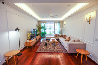 Beautiful high rise apartment for rent with 3 bedrooms in Cau Giay, Hanoi