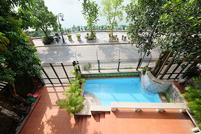 Beautiful Villa with Pool - 5 Bedrooms in Tu Hoa Street, Tay Ho District, Hanoi for rent 