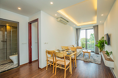 Brand new 2 bedroom apartment for rent with big balcony in Vu Mien, Lake View