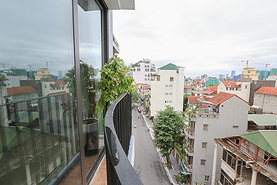 Brand new apartment with 02 bedroom on main big street, curved balcony