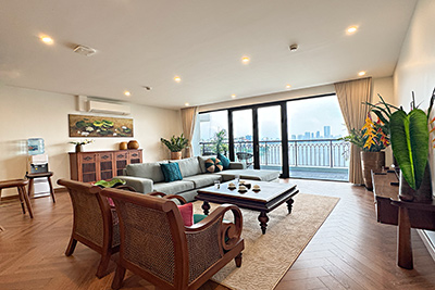 Brand New Indochina-Style Apartment with Panoramic West Lake Views
