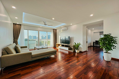 Well design Brandnew 03 bedroom apartment for rent in E4 building Ciputra Hanoi