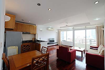 Bright, quiet apartment for rent in To Ngoc Van, 2 bedrooms