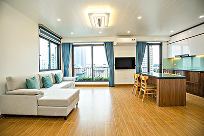 Charming 01 bedroom apartment for rent in a quiet alley on Xuan Dieu street