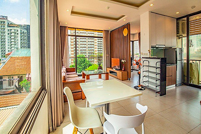 Charming 01 bedroom apartment in Xuan Dieu Alley, big space