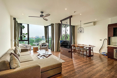 Charming 3-Bedroom Serviced Apartment for rent in Tay Ho