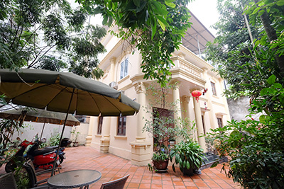 Charming House  for rent with Generous Garden Space in Tay Ho’s Heart