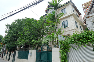 Charming house with Big courtyard for Rent on To Ngoc Van, Tay Ho