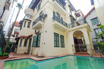 Charming House with Outdoor Pool for Rent in Tay Ho, Hanoi