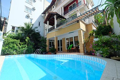 Charming house with swimming pool for Rent in the heart of Tay Ho, Hanoi