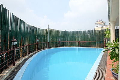 Charming house with top floor Pool for Rent in Tay Ho, Hanoi