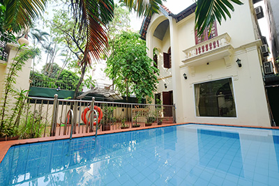 Cho thuê biệt thự có bể bơi đẹp ở Tô Ngọc Vân Tây Hồ Hà Nội