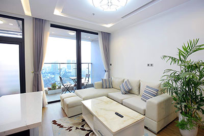 City view, island kitchen 03 bedroom apartment in M1 Tower, Vinhomes Metropolis 