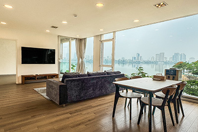 Cozy and Fully Furnished 2-Bedroom Apartment with West Lake View