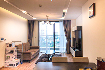 Cute 2 bedroom apartment for rent at M2 Metropolis Ba Dinh, fully furnished