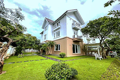 Detached Riverfront Villa for Rent in Vinhomes Riverside - 570m², Fully Furnished