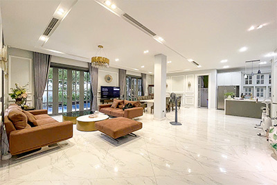 Detached Villa for Rent in Anh Dao, Vinhomes Riverside, 4Bedrooms, Mini Pool