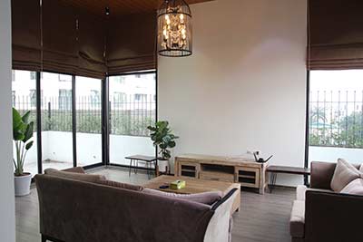 Enjoy great top floor terrace Apartment in Tay Ho Hanoi