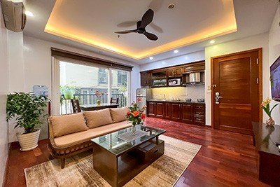 Exquisite 1-Bedroom Serviced Apartment in Lane 535 Kim Ma, Ba Dinh.