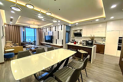 Cho Thuê Căn Hộ 145m² 3 Phòng Ngủ View Hồ Tây Tòa M2 – Vinhomes Metropolis
