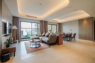 For Rent: 4-Bedroom, 200m² Apartment at Oakwood Residence Hanoi, Tay Ho