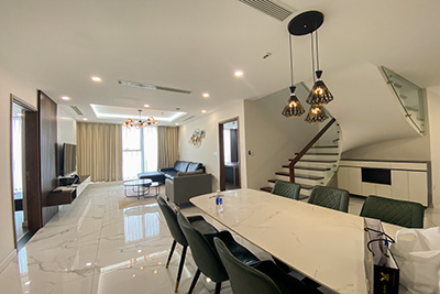 For Rent: Duplex Apartment at S5 Sunshine City with Modern furnishings - 4 bedrooms + 1 office 