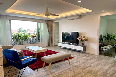 For Rent: Newly Renovated 3-Bedroom, 2-Bathroom Apartment with Beautiful Furnishings at E5 Building, Ciputra, Tay Ho, Hanoi