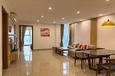 Fully furnished 3-bedroom apartment for rent at L4 Ciputra.