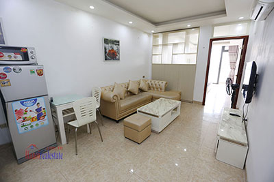 Fully furnished, balcony serviced apartment for rent in Trinh Cong Son street