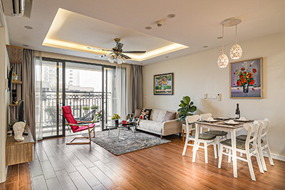 Well-designed 2-bedroom apartment with an appealing layout in Tay Ho