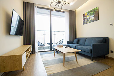 Cho thuê căn hộ Vinhomes Metropolis với hai phòng ngủ, view đẹp từ tầng cao, tòa  M3
