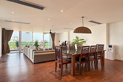 High-Floor 3-Bedroom Apartment with Stunning Lake View for Rent in Tay Ho