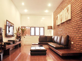 House for rent in Xuan Dinh, Modern 2 bedroom house rentals.