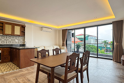 Indochine Style 2-Bedroom Apartment a quiet alley on Quang Khanh street