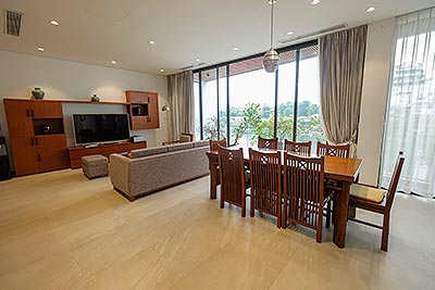 Lakeview Luxury Apartment for rental with Large balcony in Hanoi