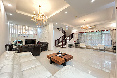 Large villa for rent in area C1, Ciputra urban area, Tay Ho 345m, 4 bedrooms
