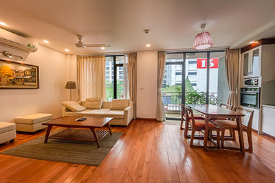 Lovely 02 bedrooms apartment on Dang Thai Mai street, high floor