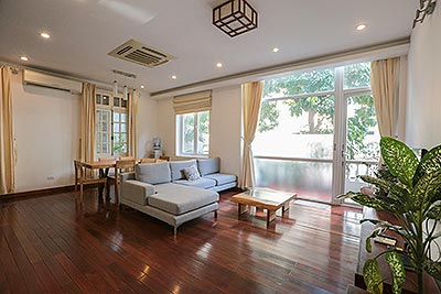Lovely apartment with a large balcony in Xuan Dieu street Hanoi