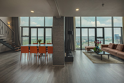 Luxurious 3-Bedroom Duplex Apartment for Rent at PentStudio West Lake Hanoi